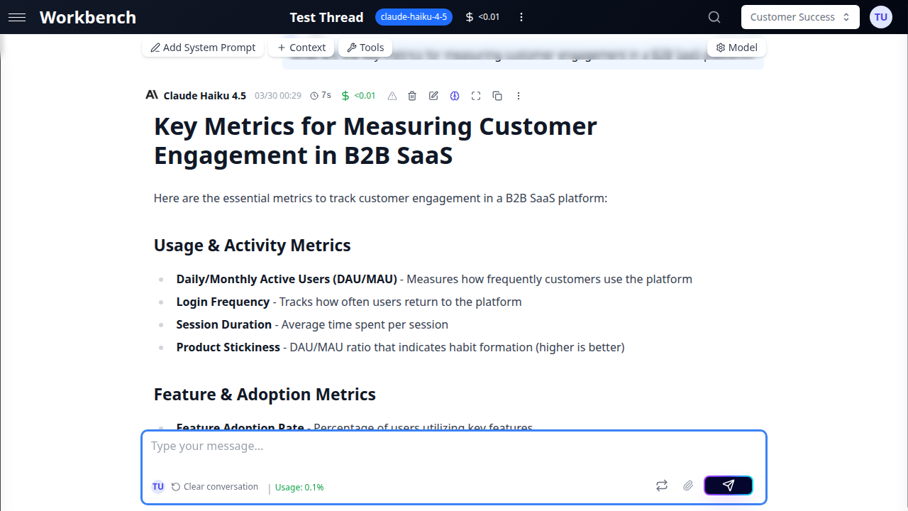 Avatars de présence dans l'en-tête du fil