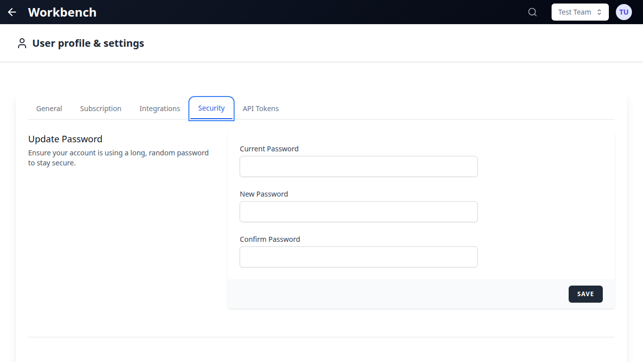 Two-Factor Authentication Setup